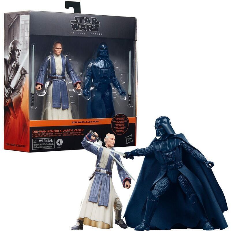 Hasbro Star Wars Black Series 6 Obi-Wan Kenobi Darth Vader Concept
